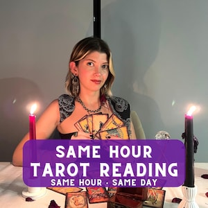 Same Hour Tarot Reading, Same Hour Psychic Reading, Psychic Reading Guidance, Fast Tarot Reading, Love, Future, Career Tarot Cards