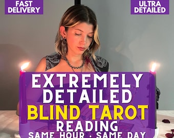 Same Hour Blind Tarot Reading, No Questions Needed, Detailed Psychic Insights & Tarot Predictions, Love Tarot Reading, Psychic Love