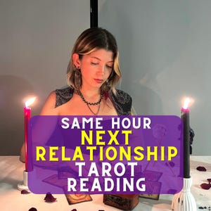 Same Hour Psychic Reading, Next Relationship & Soulmate Insight, Relationship Timing, Medium Clairvoyant Reading