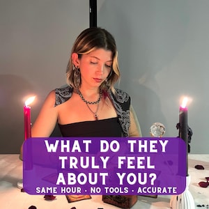 Same Hour Psychic Reading, Accurate Love Reading, Honest Medium Reading, Reveal Their True Feelings & Thoughts, Spiritual Guidance