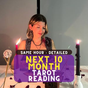 Prédictions psychiques à 10 mois, lecture de cartes de tarot, lecture d&#39;amour spirituel et de relations, livraison même heure, lecture moyenne