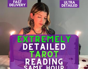 Detailed Love Tarot Reading, Same Hour Psychic Reading, Soulmate & Twin Flame Insights, Detailed Love Reading, Relationship Future Reading