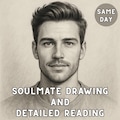 Soulmate Drawing and Tarot Reading, Draw My Soulmate, Your Future Husband/Wife, Soulmate Reading, Same Day, Psychic Reading