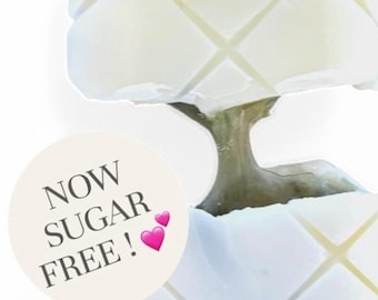 Chocolate blanco con espirulina sin azúcar