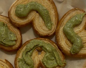 Corazones de sándwich de chocolate de Dubái