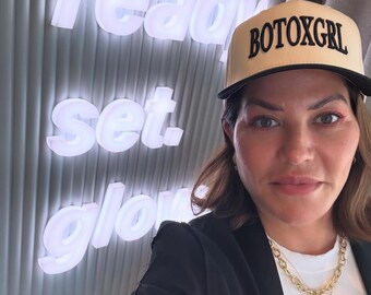 BOTOXGRL 3D Puff Embroidered Trucker Hat