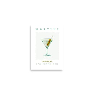 Martini Print – Timeless Cocktail Art for Sophisticated Spaces