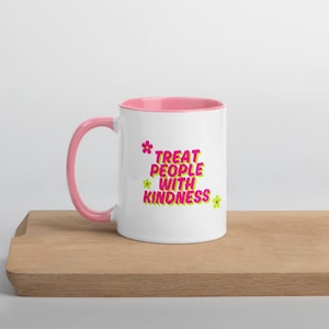 Treat People With Kindness Mug – Harry Styles Inspired, Positive Vibes Drinkware
