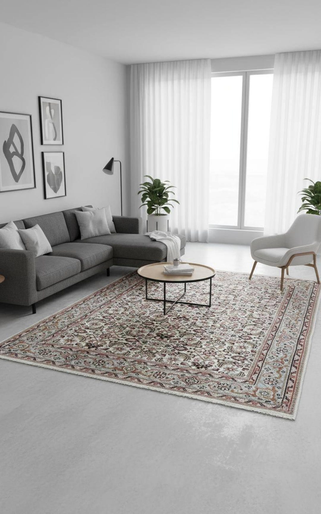 6x4 Ft Vintage Bijour 1980s Tribal Wool Rug: Hand Knotted Oriental ...