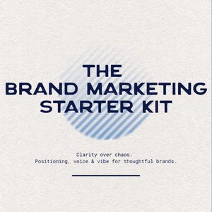 Brand Strategy Workbook – The Brand Therapy Starter Kit (Digital Download)