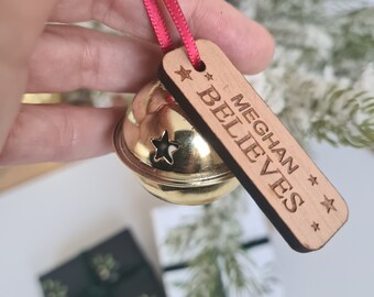 Personalised Believe Bell