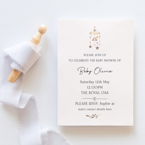 Customize baby shower invitation deals