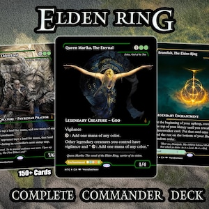 Queen Marika, The Eternal (Esika, God of the Tree ) 150 Cards+Tokens+Sideboard | Commander Deck | Premium Quality Custom MTG Proxies for EDH