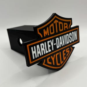 Cubierta de enganche personalizada para receptor – Compatible con receptor de 2” – Harley Davidson – Múltiples diseños disponibles