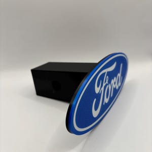 Custom Hitch Receiver Cover – Fits 2” Receiver – Ford – Multiple Designs Available