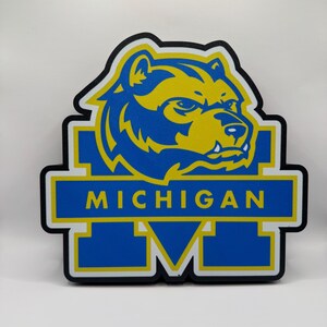 Michigan Wolverines Light Up LED Sign