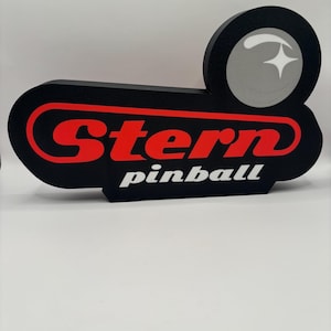 Stern Flipper Light Up LED Schild