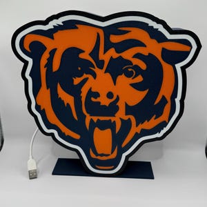 Chicago Bears Light Up LED Sign