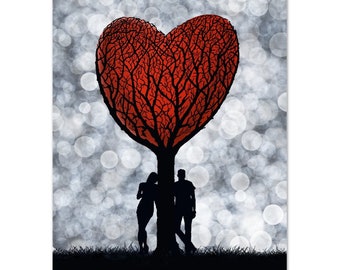Tree Love print by Michael Prosper Premium Matte Paper Poster