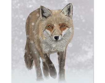 A Winters Tail By Michael Prosper. Premium Matte Paper Poster
