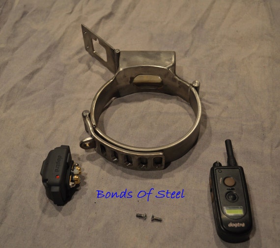 stainless steel shock collar bdsm bonds of steel mature etsy