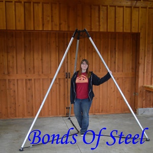 Bonds of Steel Portable Suspension Tripod BDSM Medium Model New Feet Mature image 3