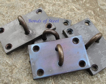 Four Wall Mounted Horizontal Plates BDSM Bonds of Steel Mature