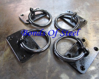 Four Wall Mounted Rings BDSM Bonds of Steel Mature