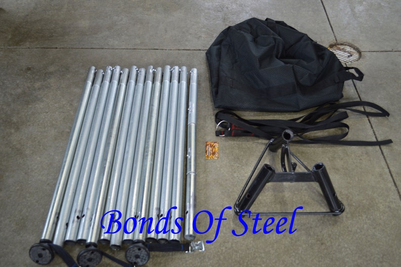 Bonds of Steel Portable Suspension Tripod BDSM Tall Model Mature image 4