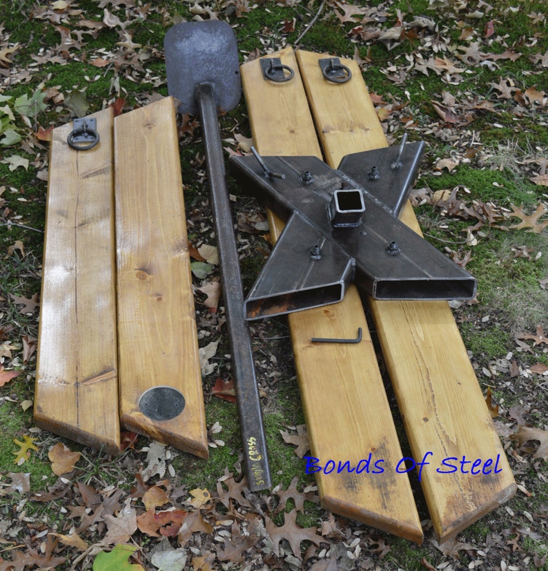 Portable St Andrews Cross Standard Model Mature Bonds of Steel | Etsy How To Build A Saint Andrews Cross