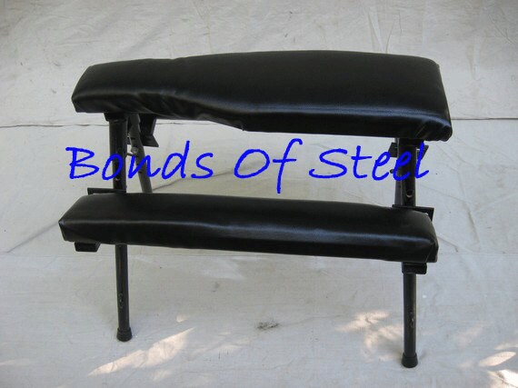 Portable Spanking Bench BDSM Bonds of Steel Mature Etsy.