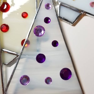 Christmas tree glass ornament