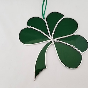Shamrock charm for your window St Patricks Day decor