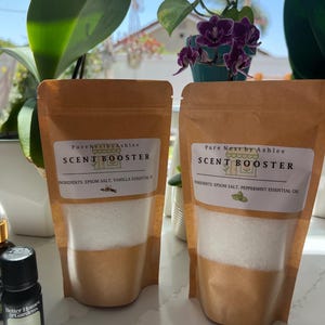 Laundry scent booster