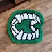 Green Vampire Teeth Tufted Rug – Thick Non-slip Carpet for Living Room ...