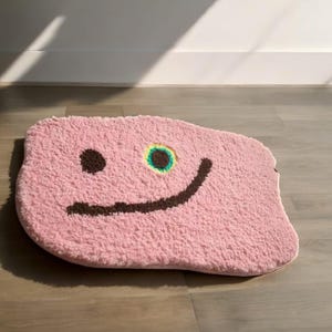 Pink Fluffy Bathroom Mat – Nordic Style Absorbent Anti-Slip Rug for Bath, Tub, or Home Decor