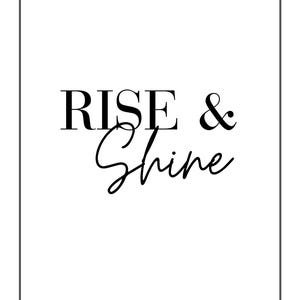 Rise and Shine - Bedroom Prints
