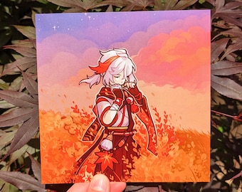 Kazuha Art Print - Genshin Impact