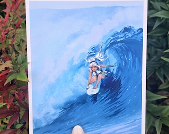 Mualani Art Print - Genshin Impact Fanart Print Poster