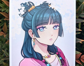 Maomao Art Print - Apothecary Diaries Anime Fanart Poster