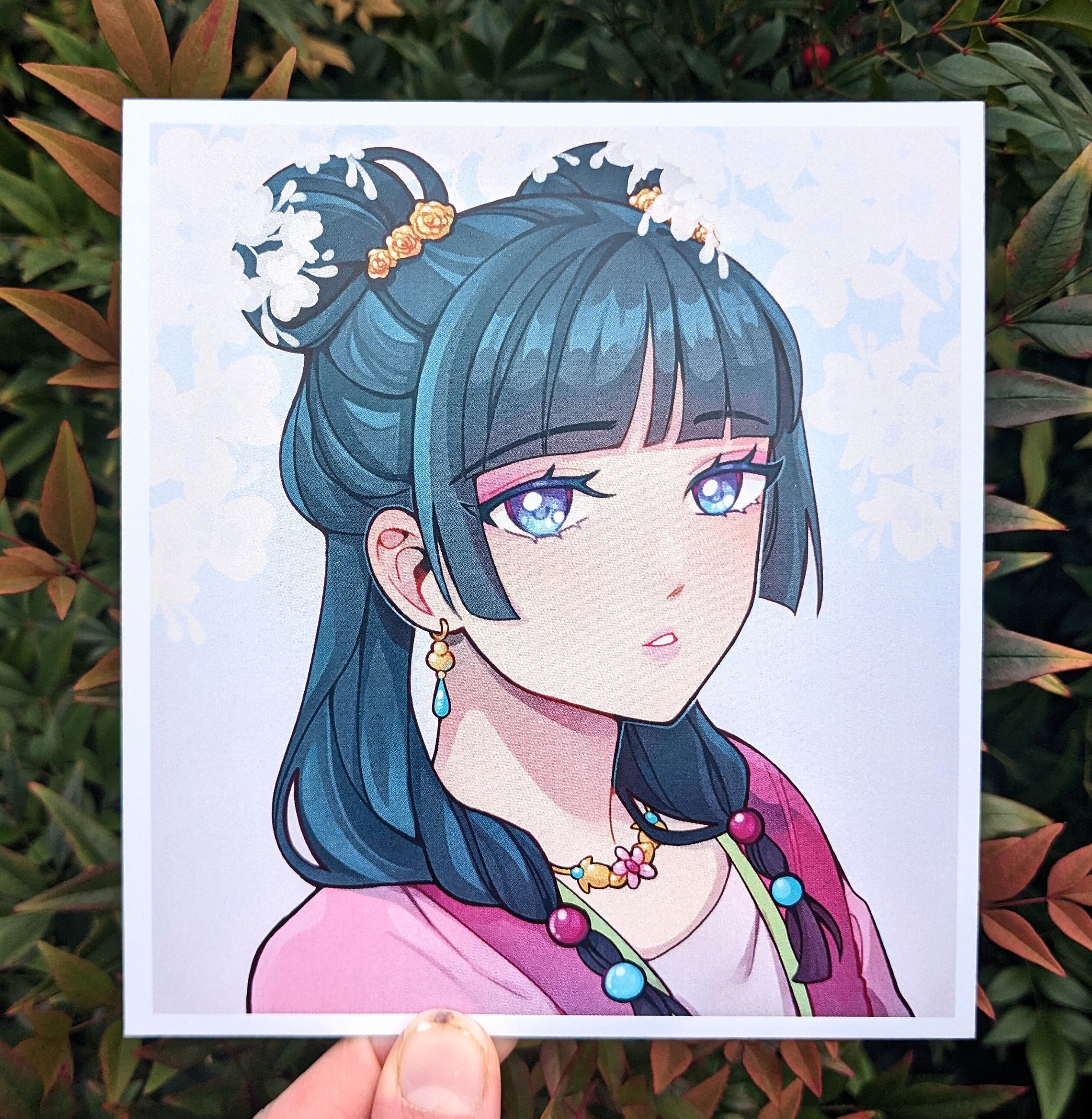 MaoMao Anstecker Aus Die Tagebücher Der Apothekerin | Anime Cosplay Abzeichen Metall Pin 6x4,5 Cm