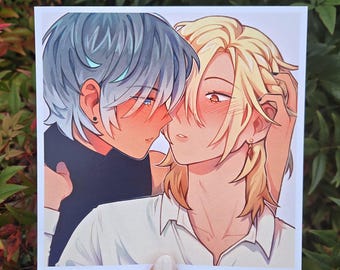 Alhaitham x Kaveh Art Print - Genshin Impact Fanart Print Poster