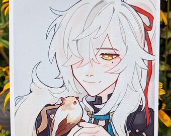 Jing Yuan Print - Honkai Star Rail Fan Art Print
