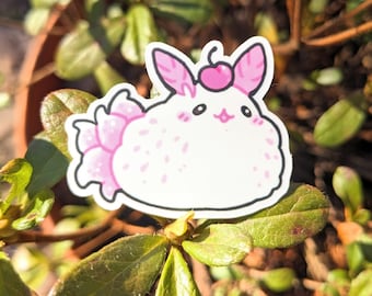 Sea Bunny Sticker - Cute Matte Vinyl Waterproof Sticker