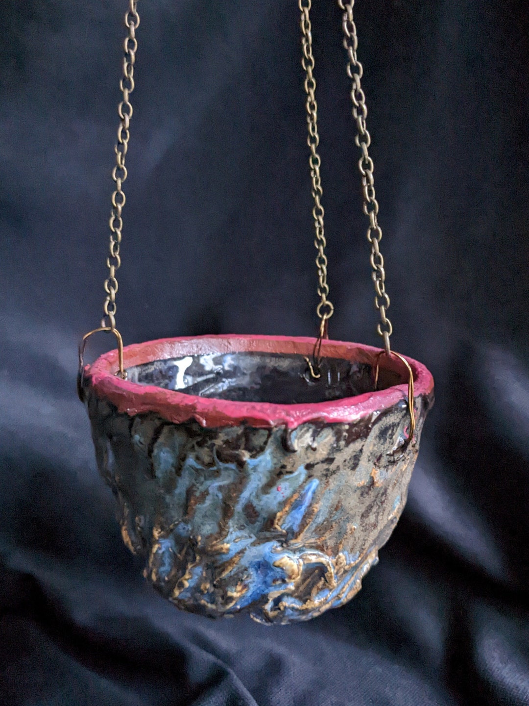 Hanging Pot on Chain - Etsy