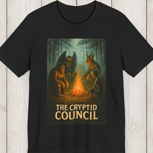 Cryptid Rat T-Shirt.  Bigüße, Mottenmann, Chupacabra & Jersey Teufel am Lagerfeuer. Lustiges Paranormal Cryptid Lovers Tee