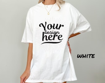 Camiseta personalizada Comfort Colors: Diseño personalizado, sube tu arte.