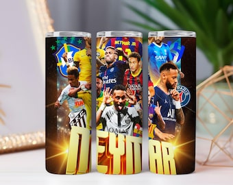 Neymar Tumbler wrap 20oz png wrap Plik cyfrowy do pobrania