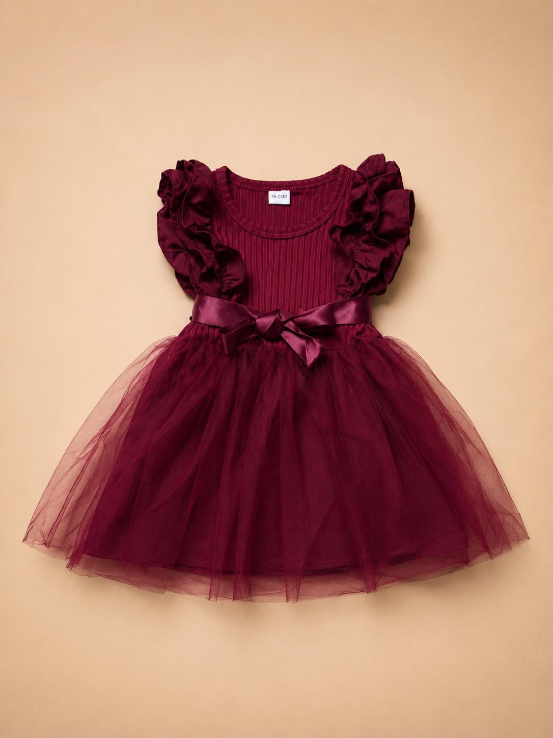 newborn burgundy dress Baby Fitted Ruching Strapless Stretch so this black dress Style:ES0106BBK bridal22