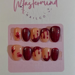 Bloody Horror Press On Nails